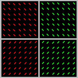 texture similarities: color vs. orientation